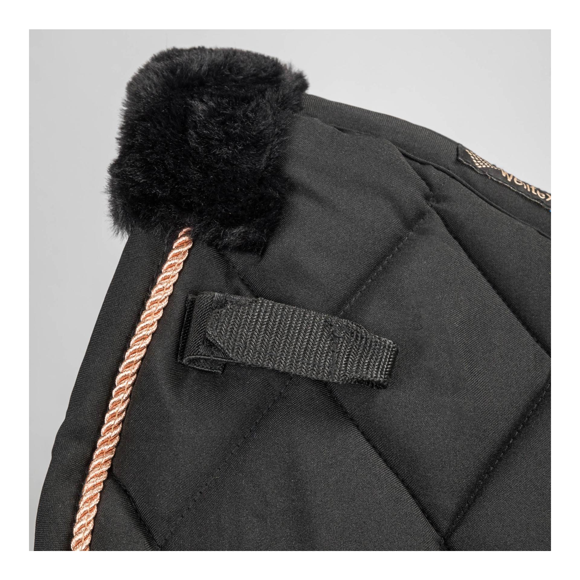 Schabracke Haze Dressur - schwarz/roségold Schabracke Haze Dressur - schwarz/roségold