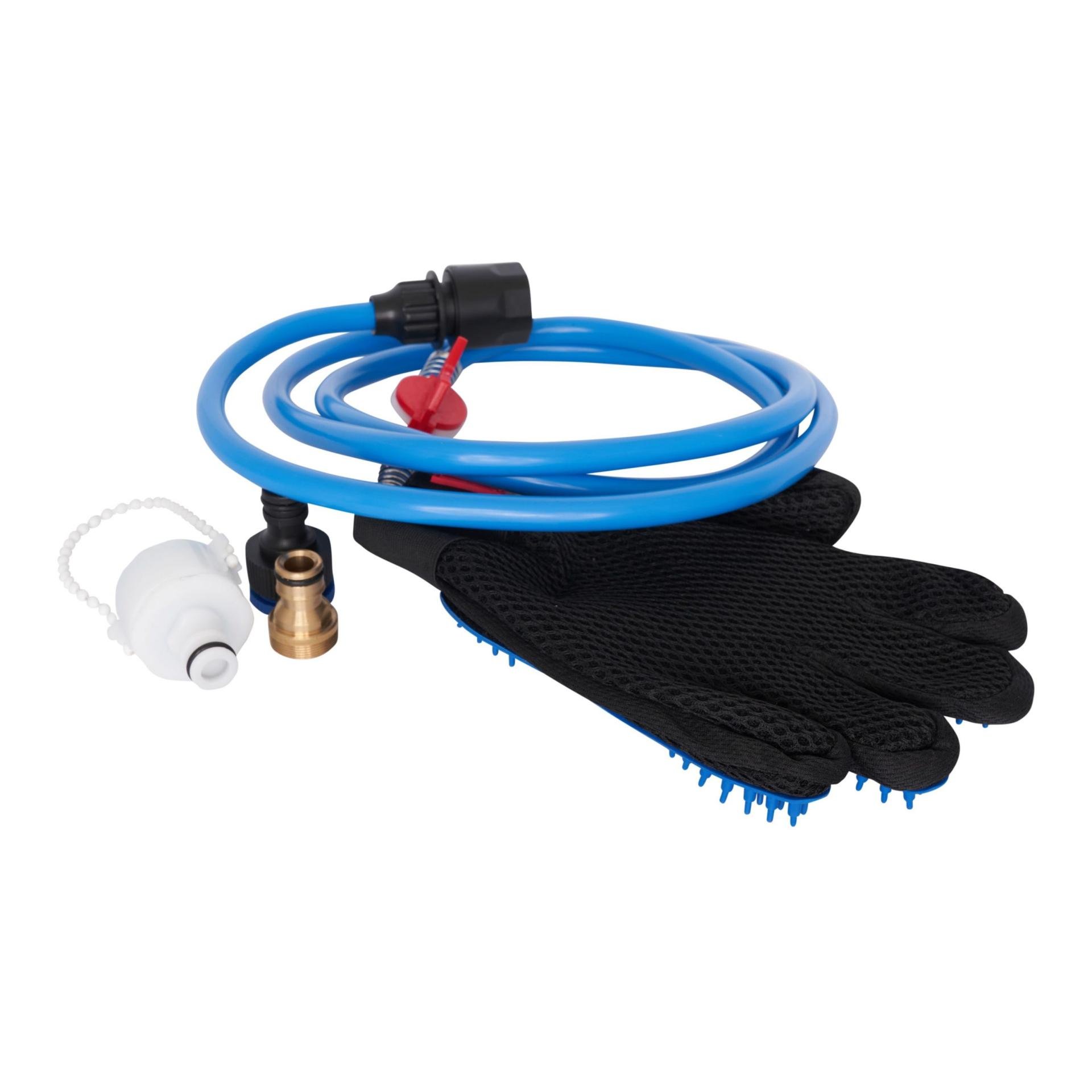 Imperial Riding Putz/Massage Handschuh IRHStar Care - Blue -