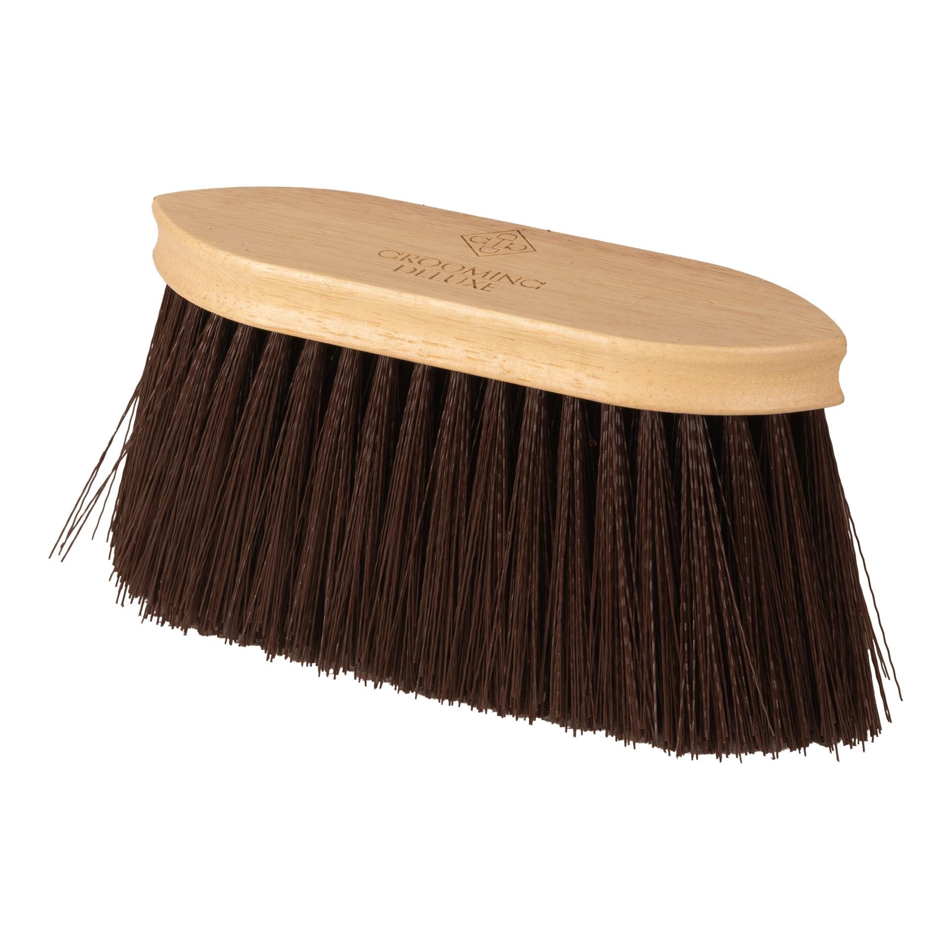 Grooming Deluxe Klassische Holz-Bürste – lang, weich