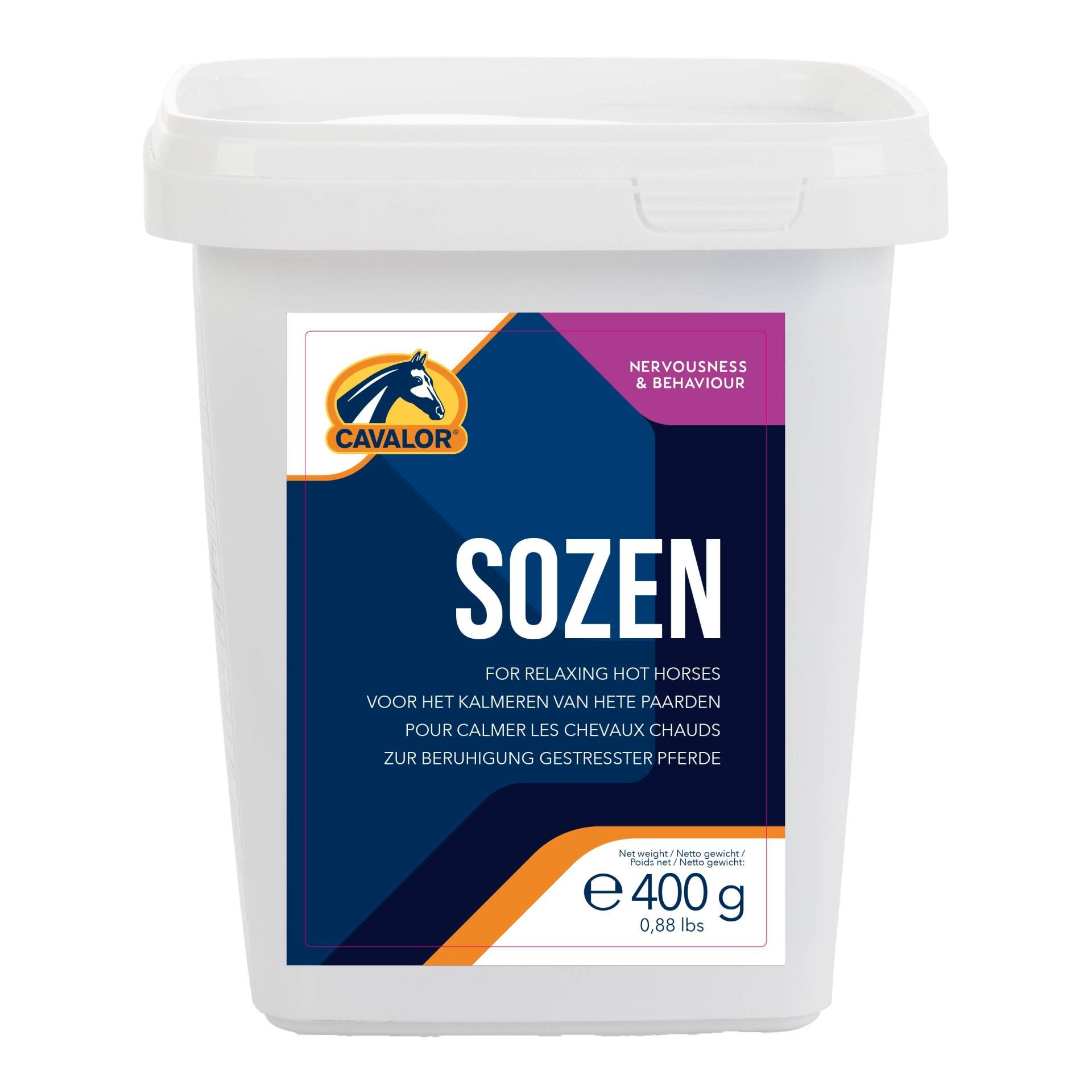 Sozen - A un effet apaisant et relaxant sur les chevaux à tempérament vif ou nerveux Sozen - A un effet apaisant et relaxant sur les chevaux à tempérament vif ou nerveux