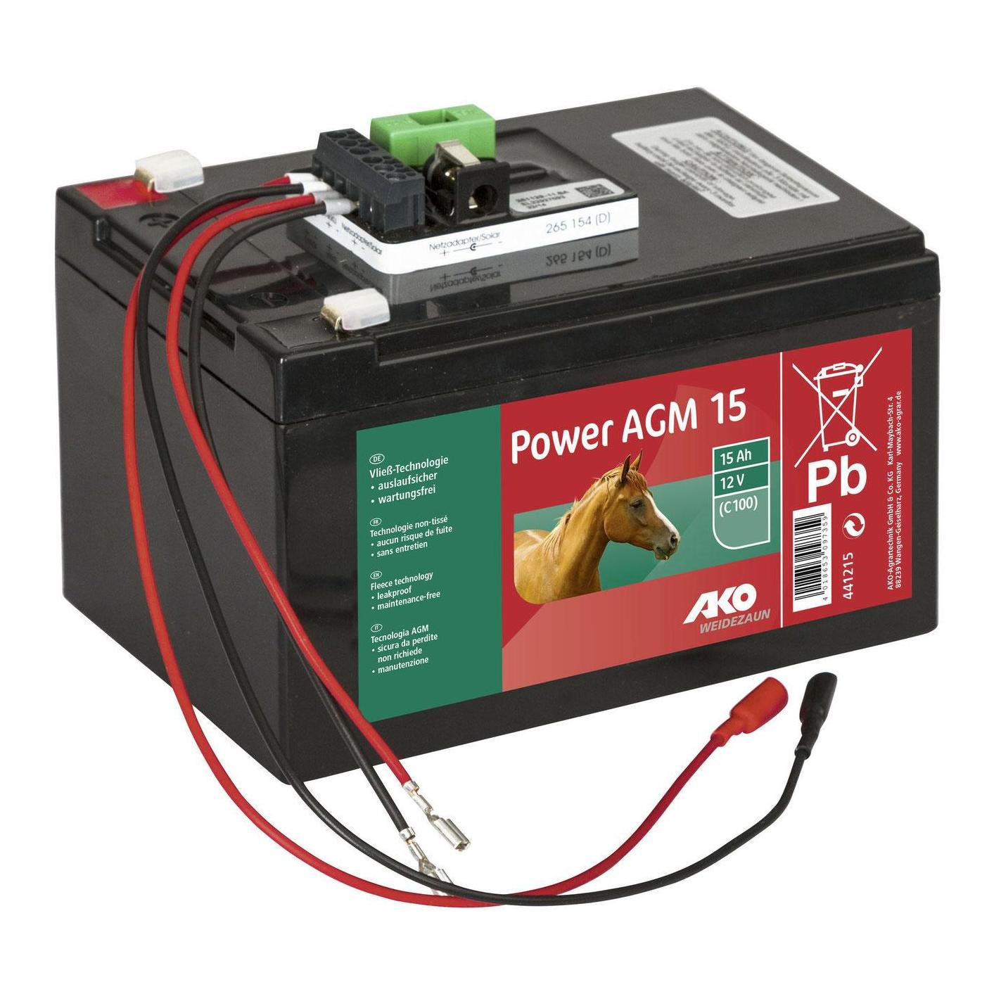 Power AGM 15 Ah Komplettset Power AGM 15 Ah Komplettset