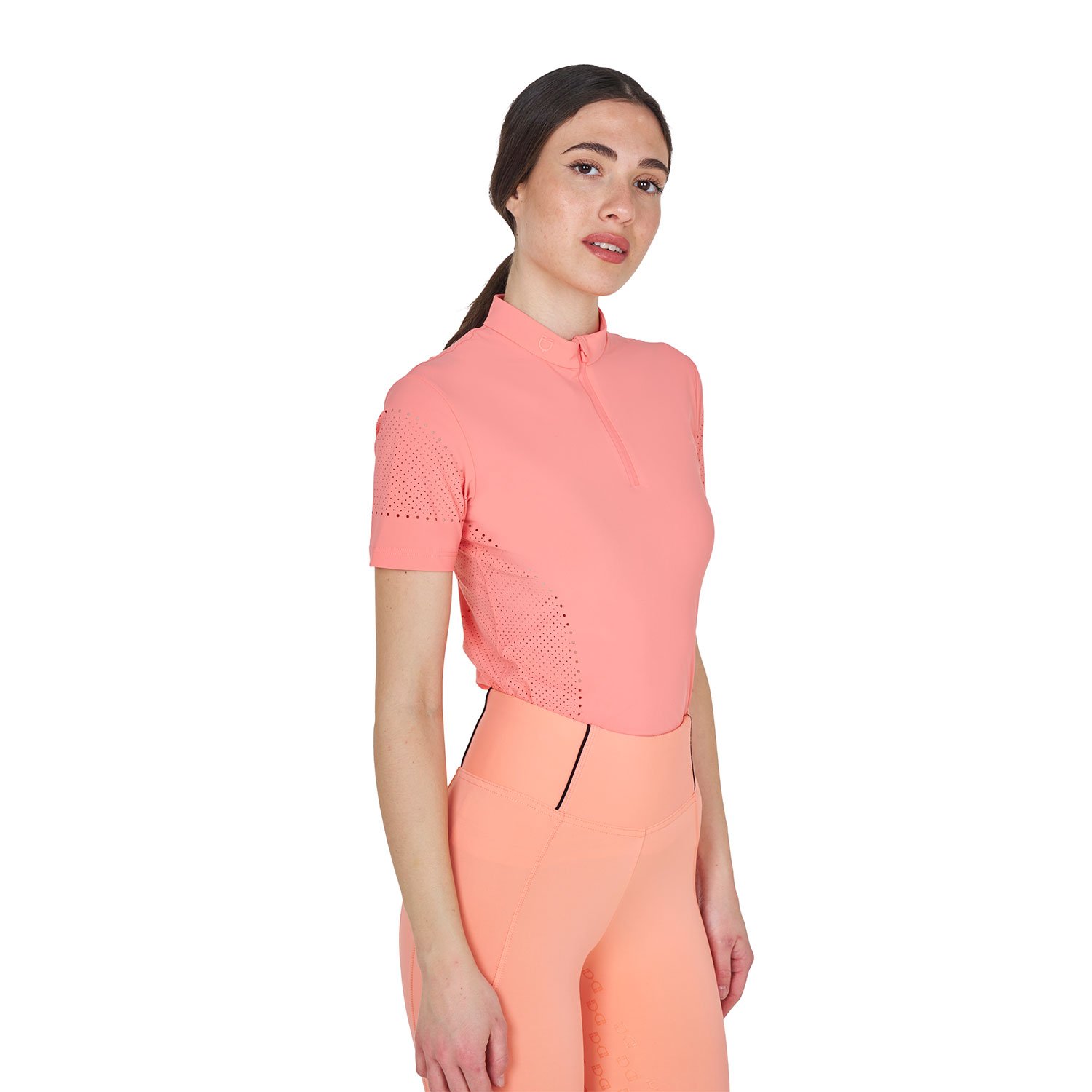 Equestro Trainingsshirt perforiert Kurzarm Damen