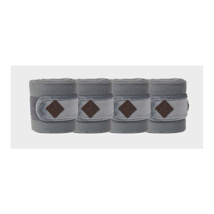 Polarfleecebandagen Basic Velvet samt - grau Polarfleecebandagen Basic Velvet samt - grau