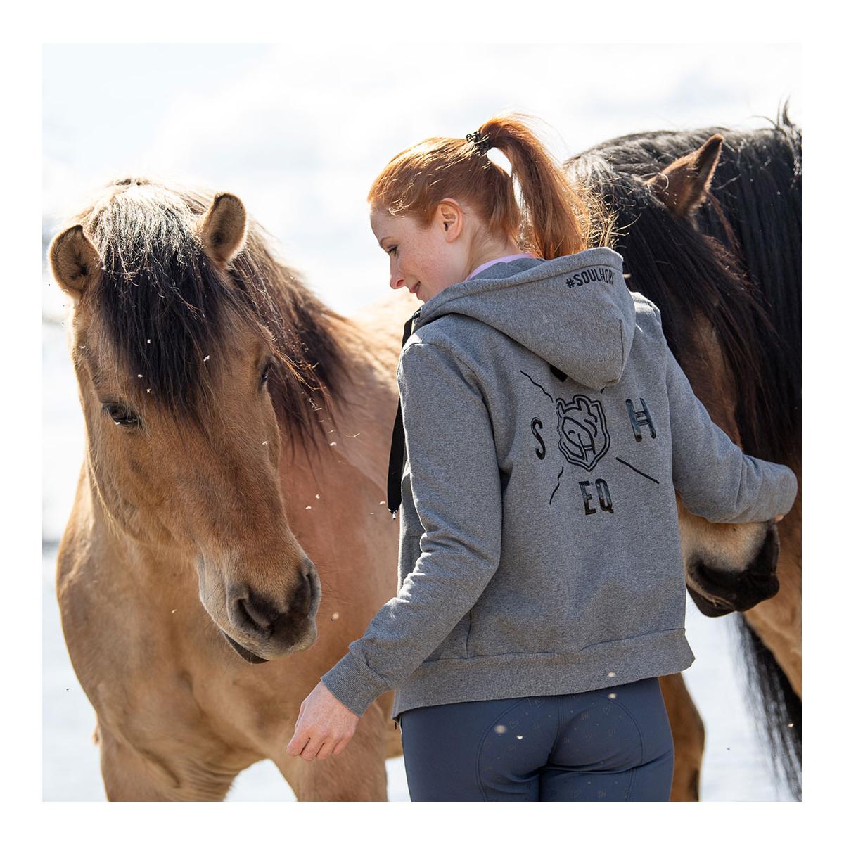 Zip-Hoodiejacke "Cozy Grey"