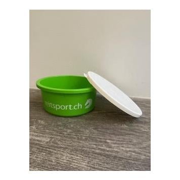 Leckerlieschale mit Deckel reitsport.ch - apfelgrün  