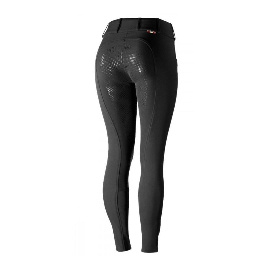 Horze Thermoreithose Silikon Vollbesatz Grand Prix Pro Damen - schwarz