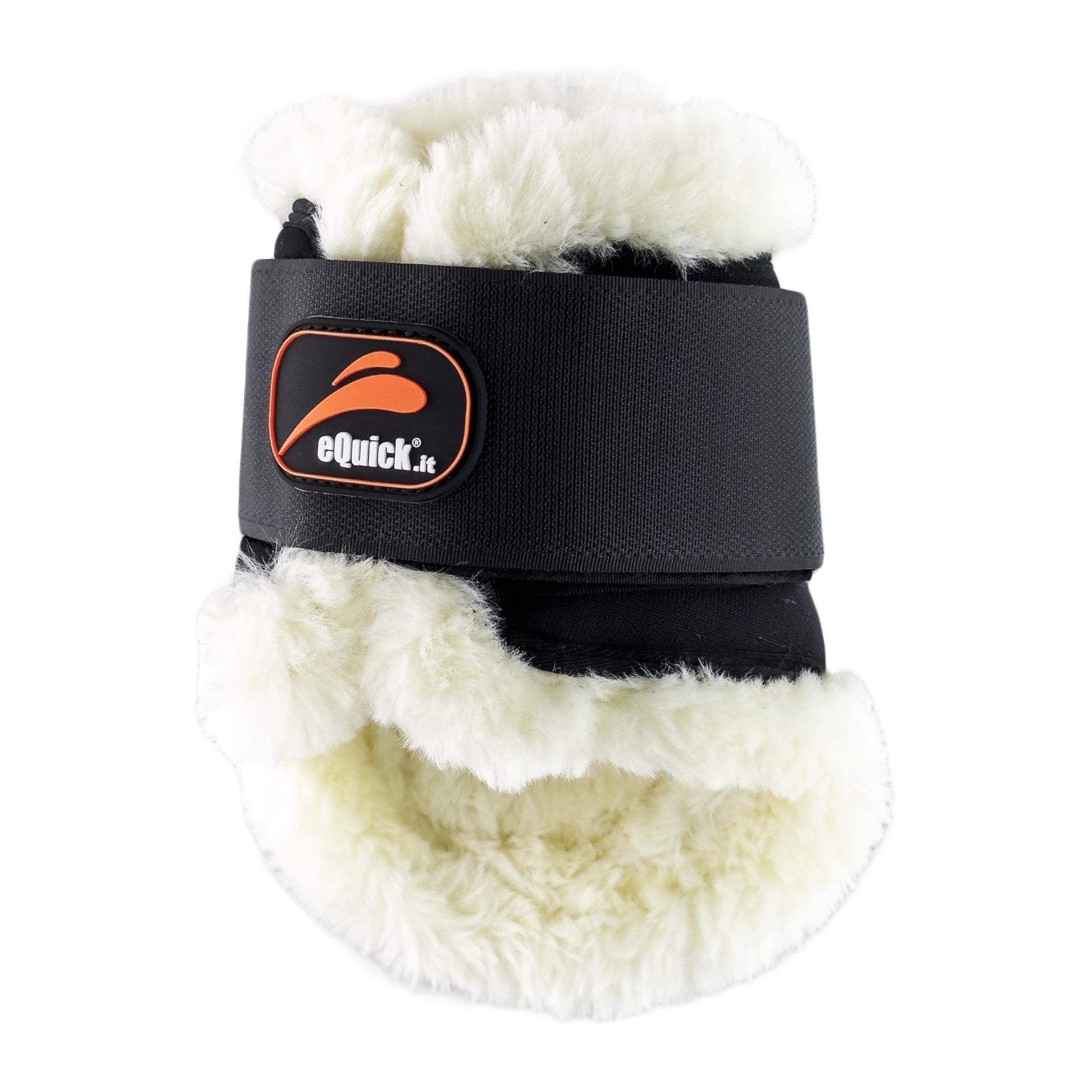 eQuick Protège-boulets eAIRSHOCK à velcro Fluffy (mouton)
