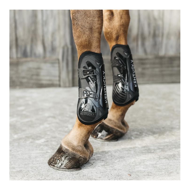 Gamaschen Bamboo Elastik - schwarz