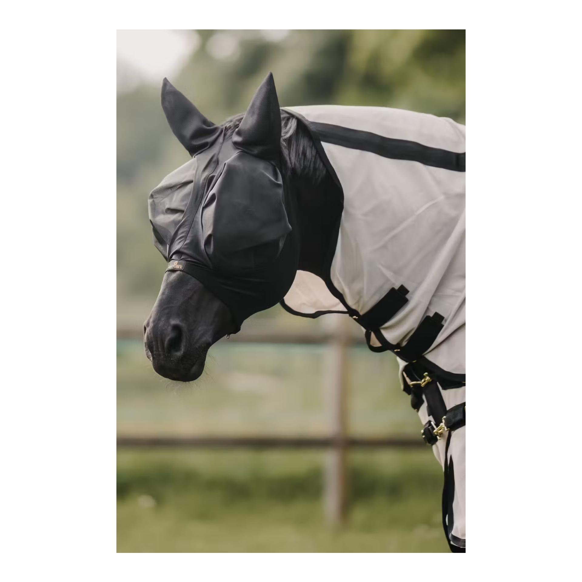 Fliegenmaske Slim Fit - schwarz Fliegenmaske Slim Fit - schwarz