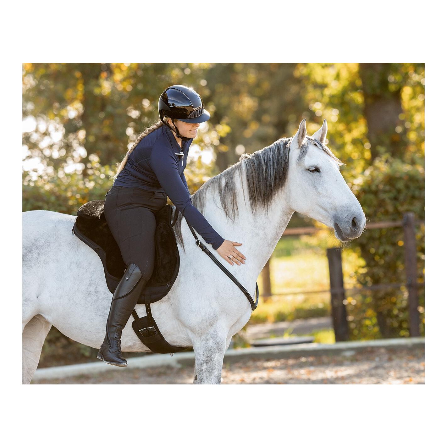 QHP Corde d’encolure en cuir Liberta