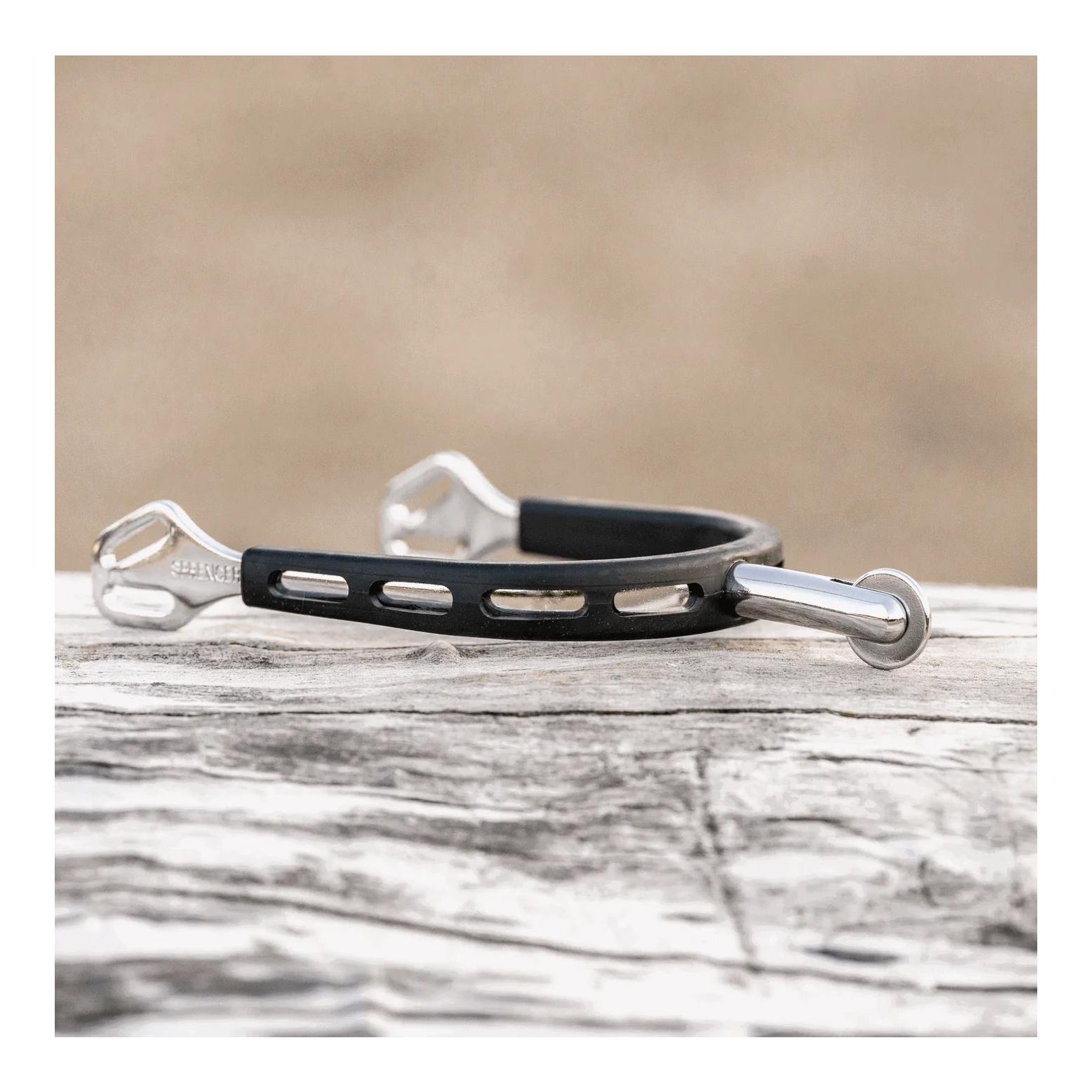 Sprenger Sporen ULTRA fit Extra Grip - Edelstahl rostfrei, 40 mm abgerundet mit kleinem Ballrad