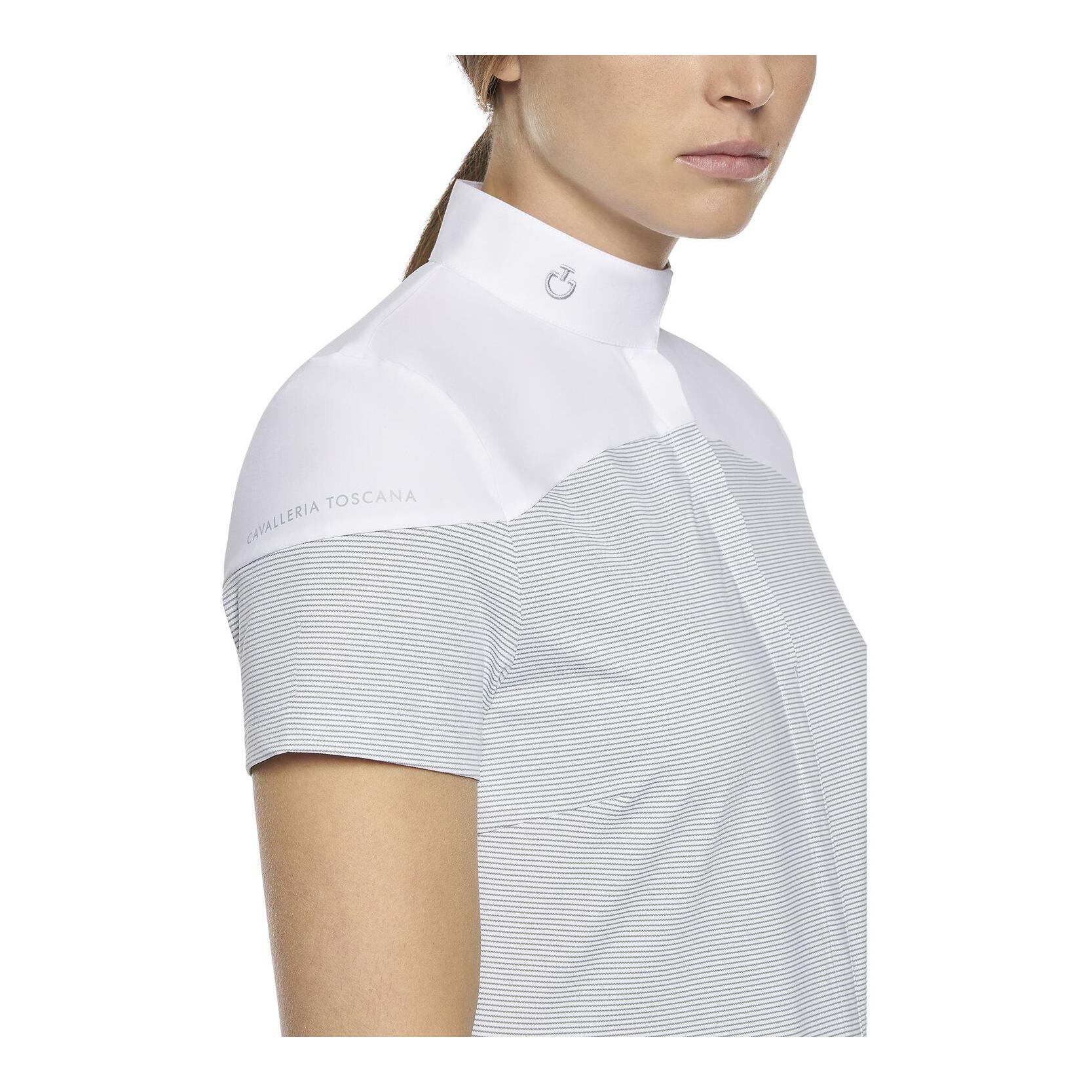 Turniershirt Horizontal Pin Damen - light grey Turniershirt Horizontal Pin Damen - light grey