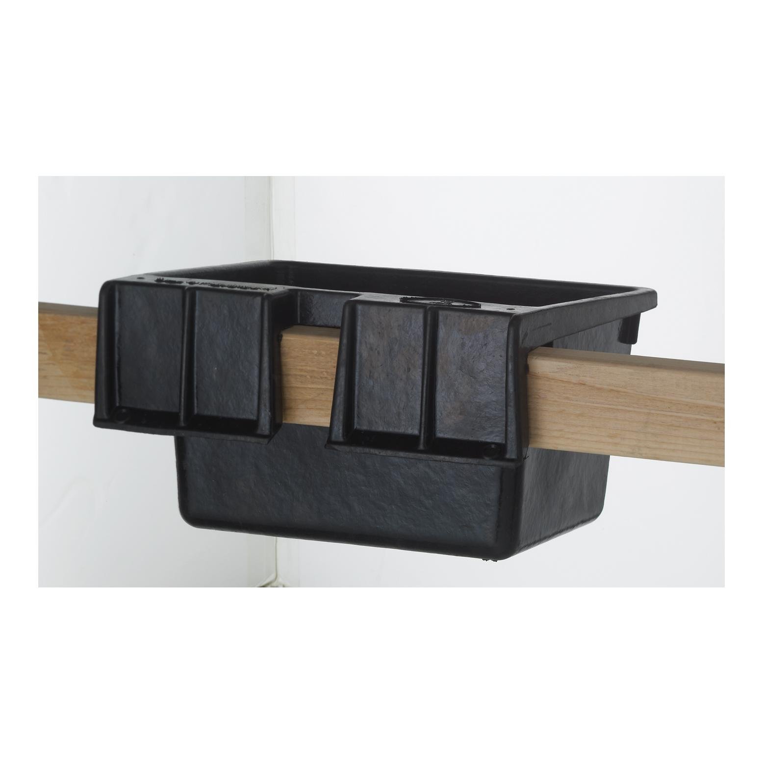 Little Giant Futtertrog aus Gummi - schwarz