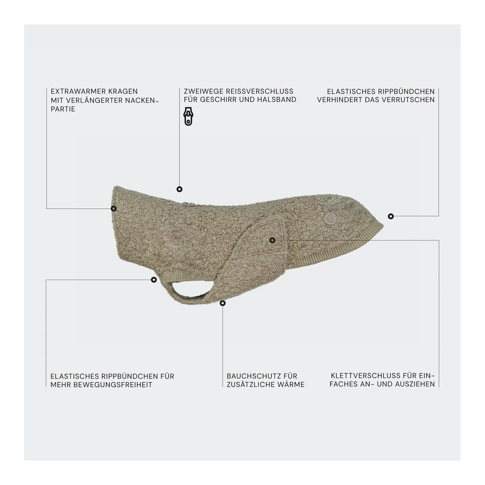 Cloud 7 Hundepullover Gotland mit Kragen