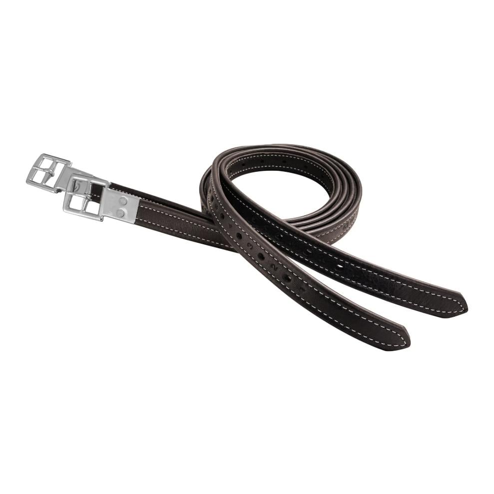 Steigbügelriemen Prestige - tabakbraun