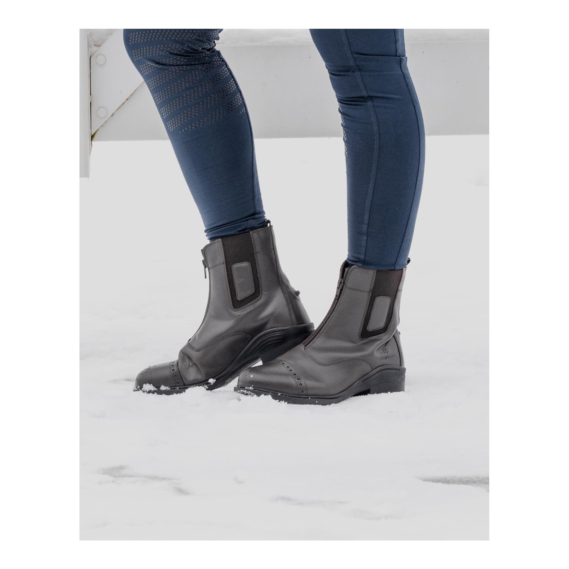 Reitstiefelette Frontzip Pro Echtleder Reitstiefelette Frontzip Pro Echtleder