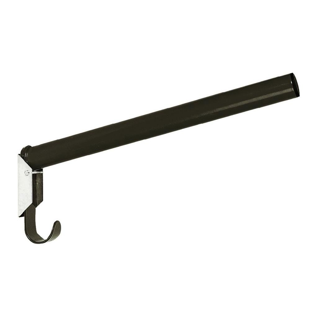 Kerbl Sattelhalter Stange klappbar - Schwarz -