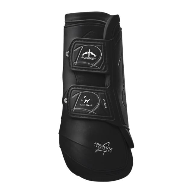 Guêtres de dressage antérieures Absolute Easy Strap - noir