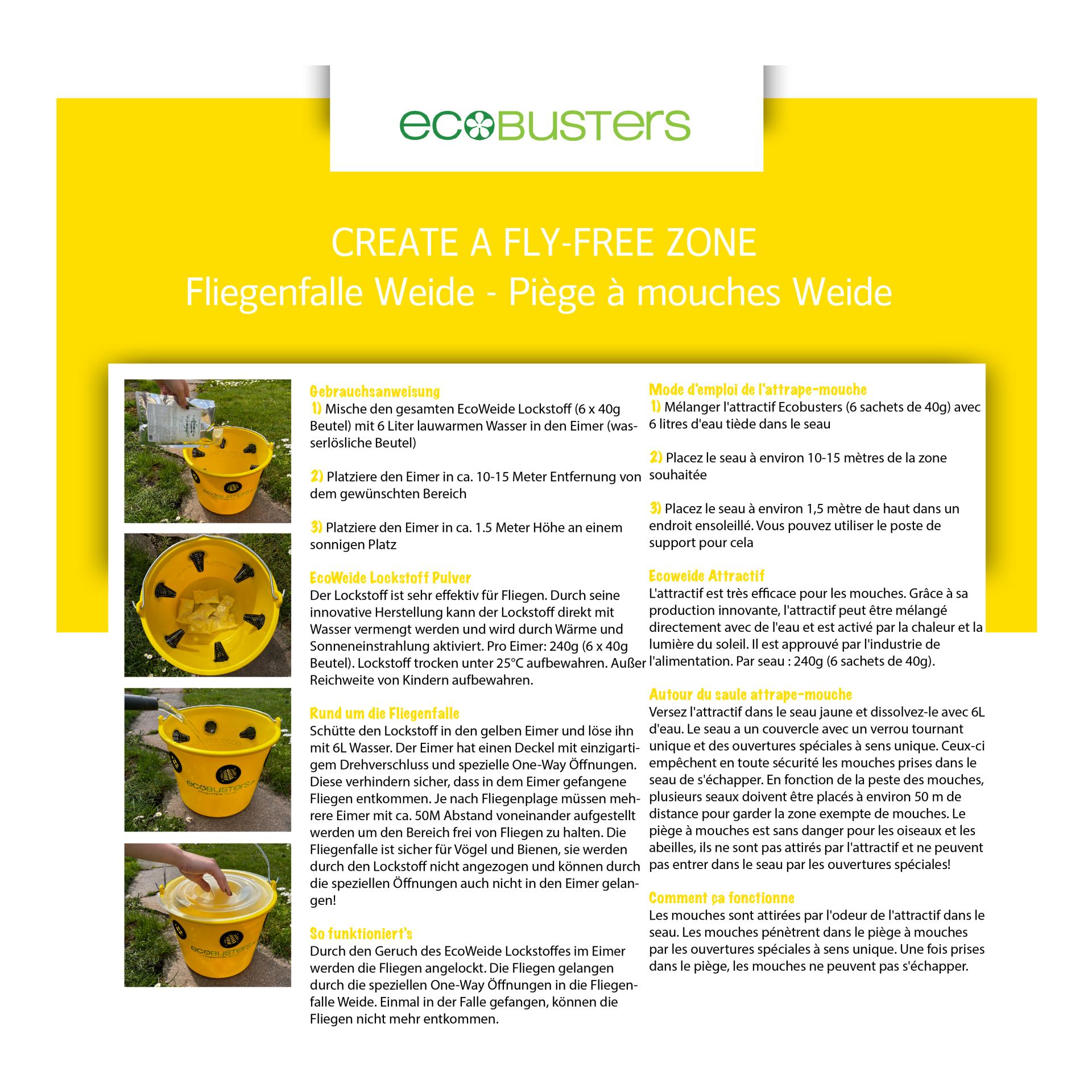 Fliegenfalle EcoWeide - Starterset Fliegenfalle EcoWeide - Starterset