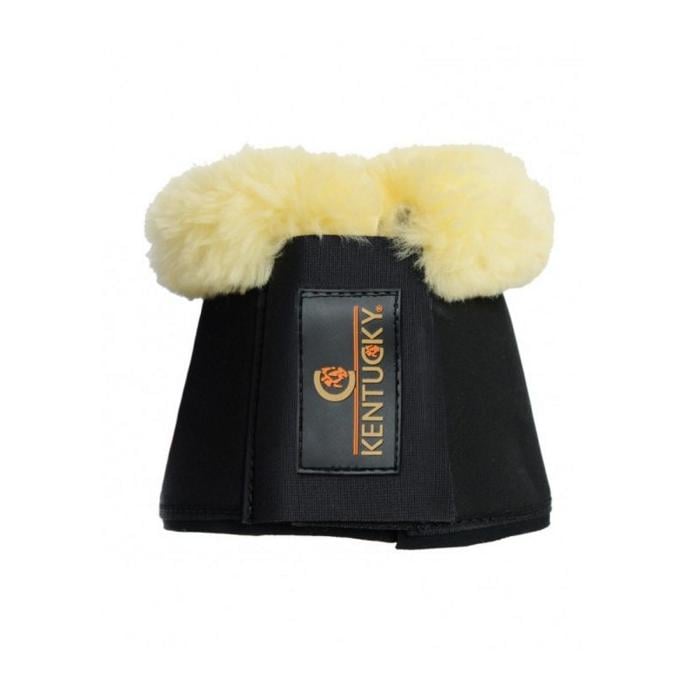 Sprungglocken Lammfell - black