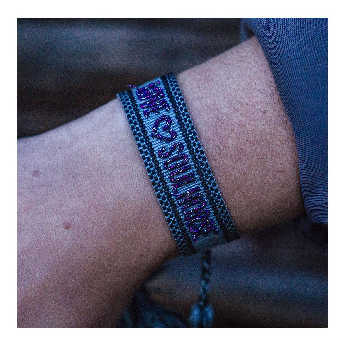 Stoffarmband "Love Soulhorse"