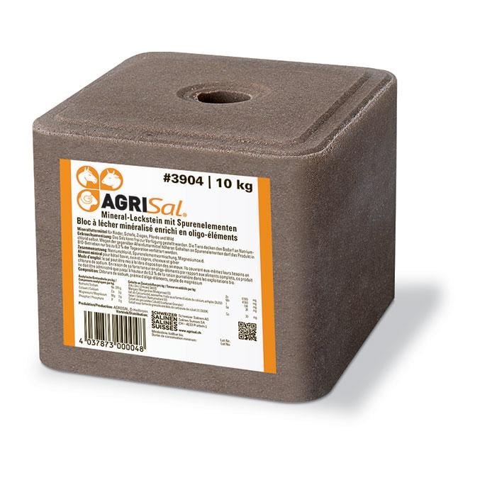 Marstall Mineral - Leckstein mit Spurenelementen - Braun -