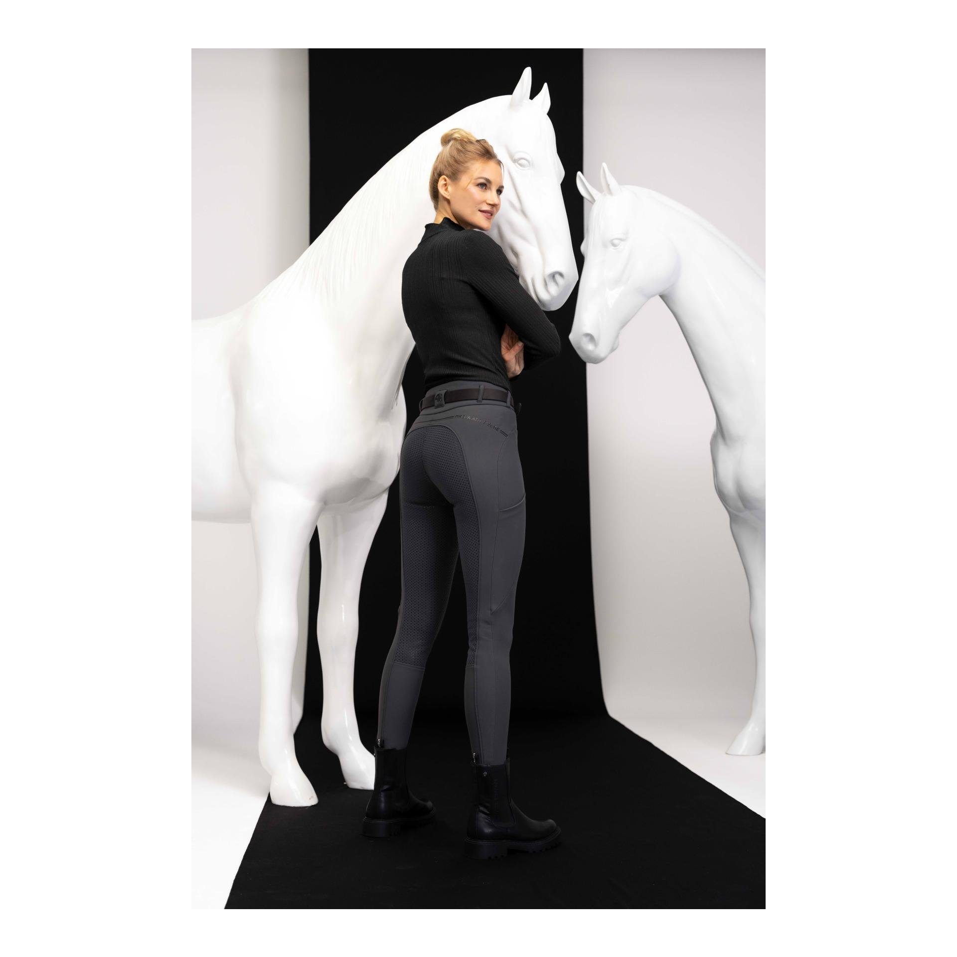 Reithose Midwaist Vollbesatz Winter Damen