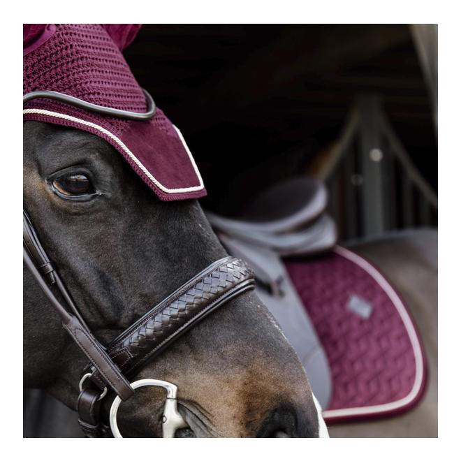 Ohrengarn Wellington Velvet samt - bordeaux