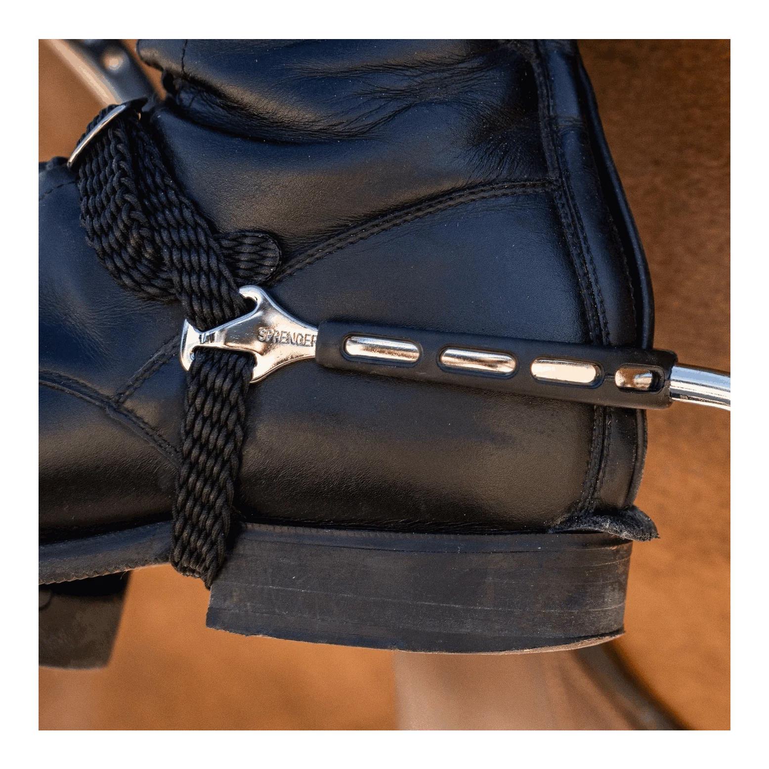 Sprenger Sporen ULTRA fit Extra Grip - Edelstahl rostfrei, 30 mm abgerundet mit grossem Ballrad