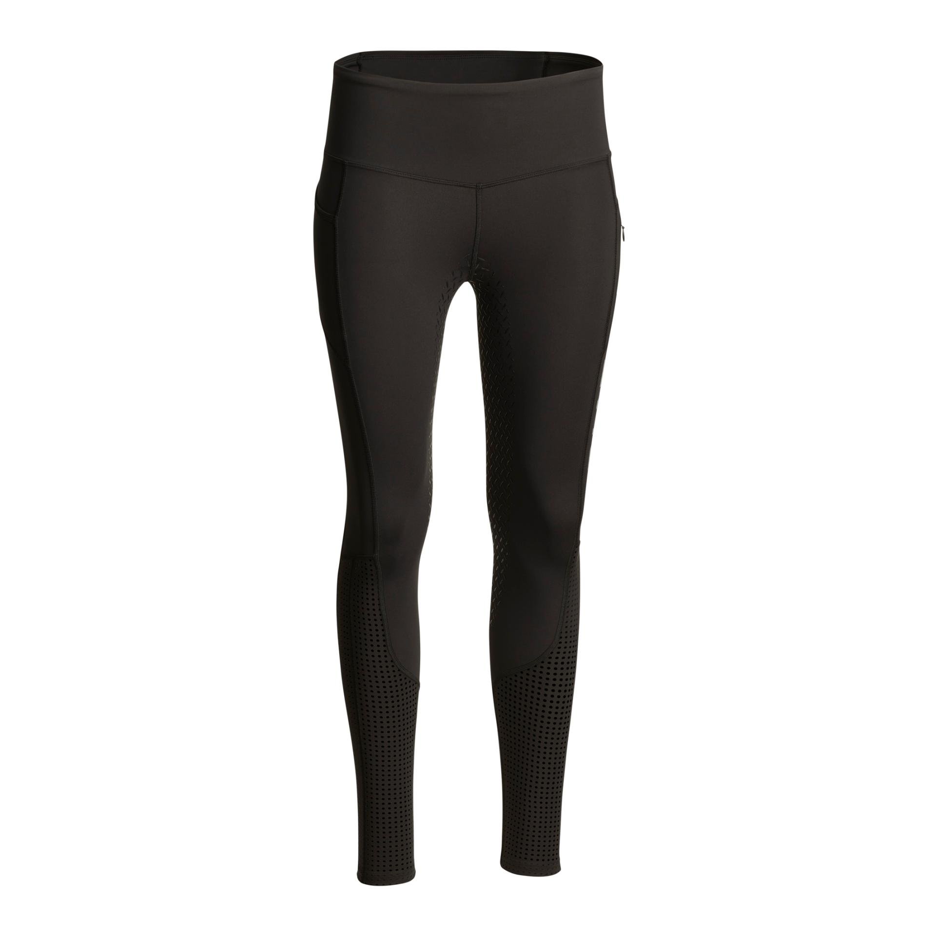 Leggings d'équitation EOS à fond intégral pour femmes - noir Leggings d'équitation EOS à fond intégral pour femmes - noir