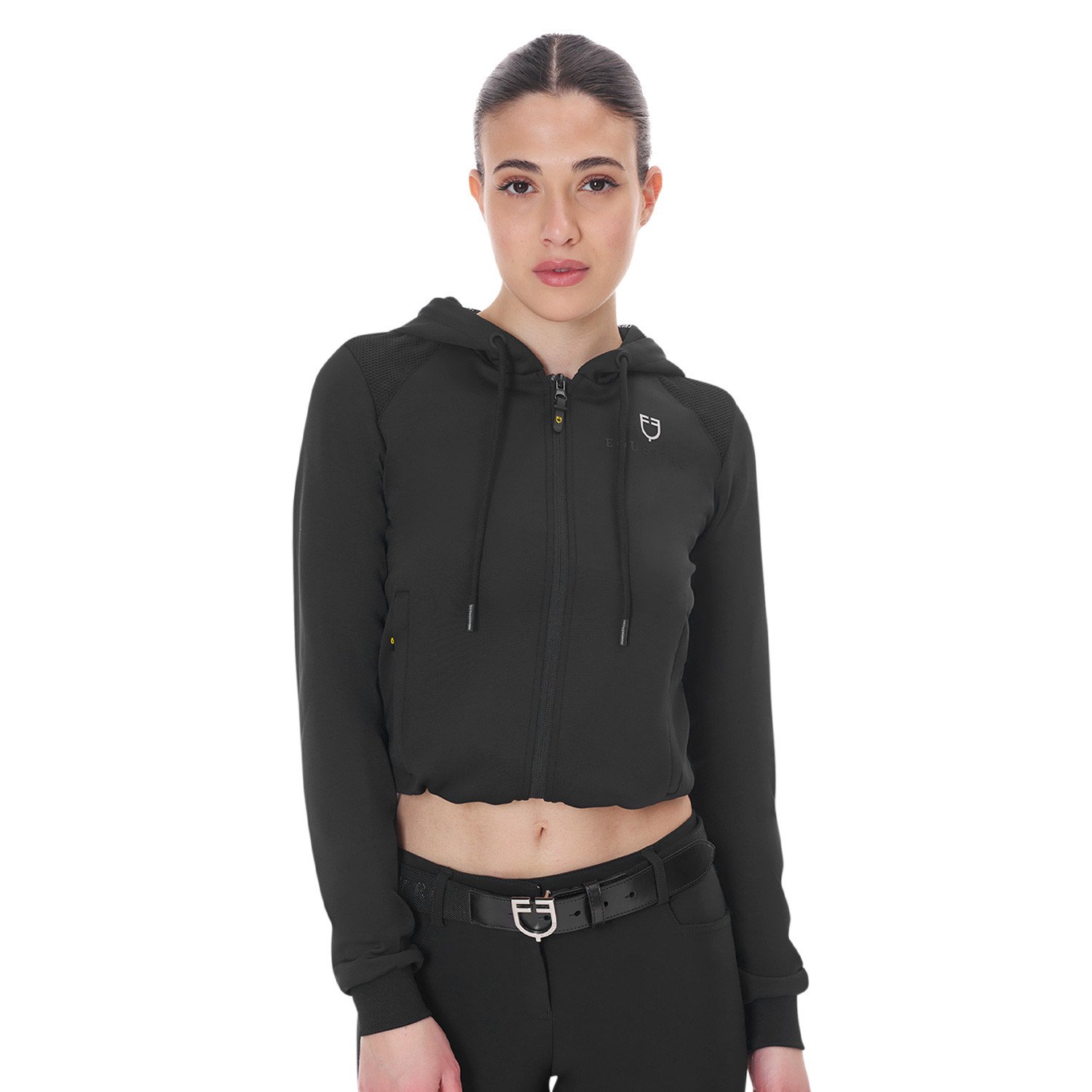 Hoodie cropped Damen