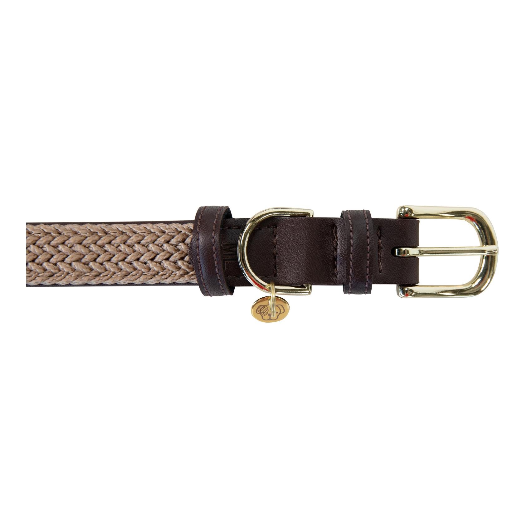 Hundehalsband Nylon geflochten