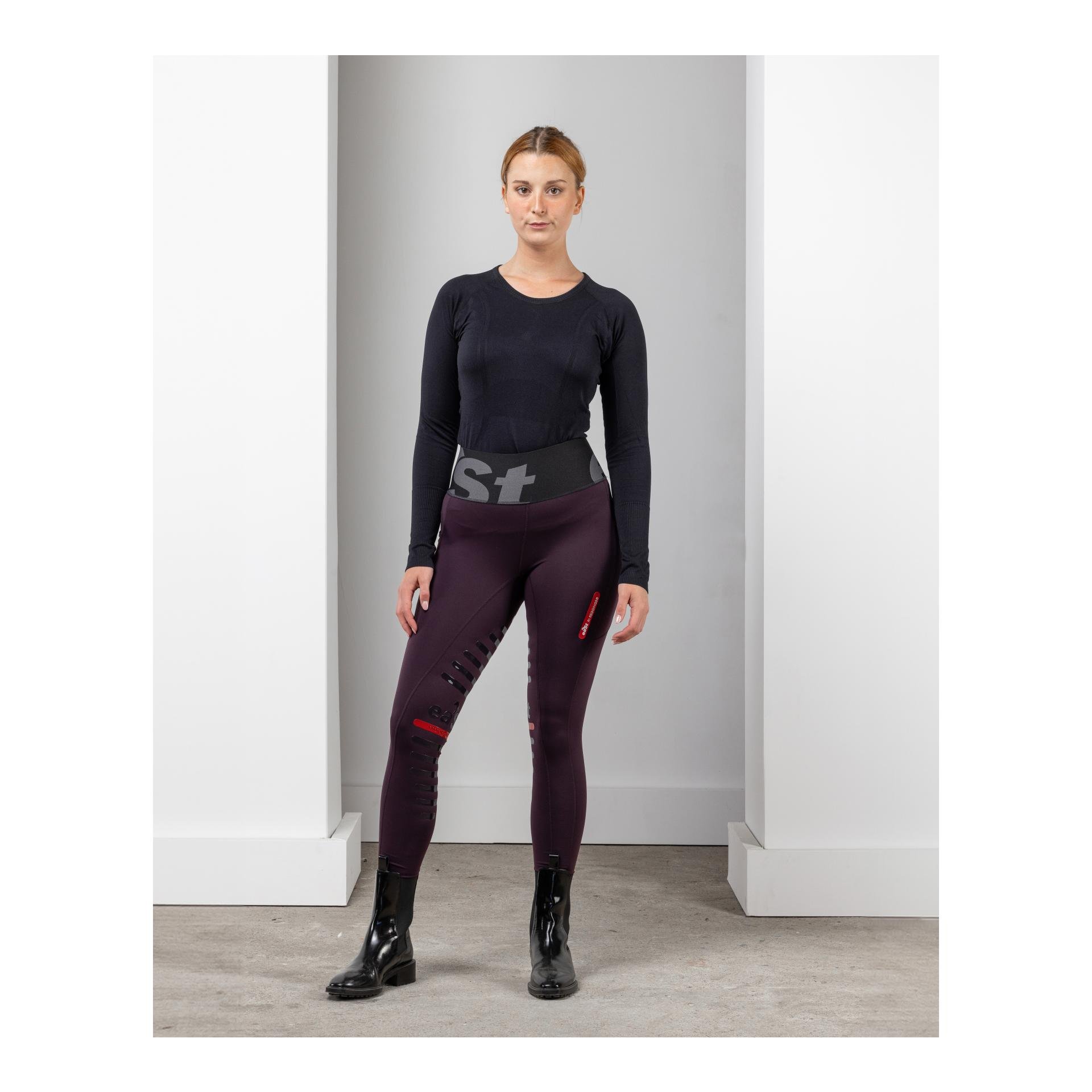 Reggings® R1 Highwaist Damen - Aubergine Reggings® R1 Highwaist Damen - Aubergine