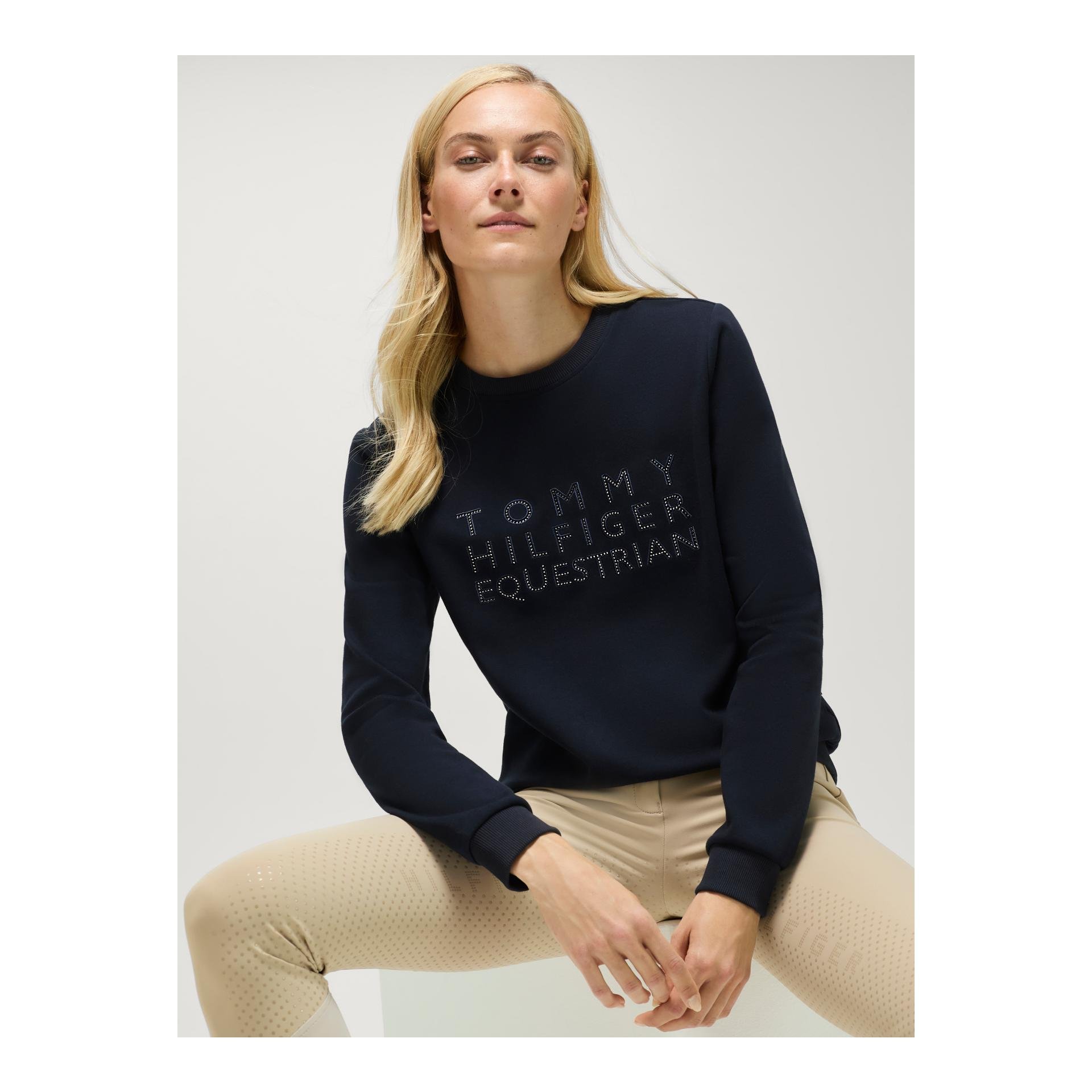 Tommy Hilfiger Equestrian Strass-Sweatshirt Belair Damen