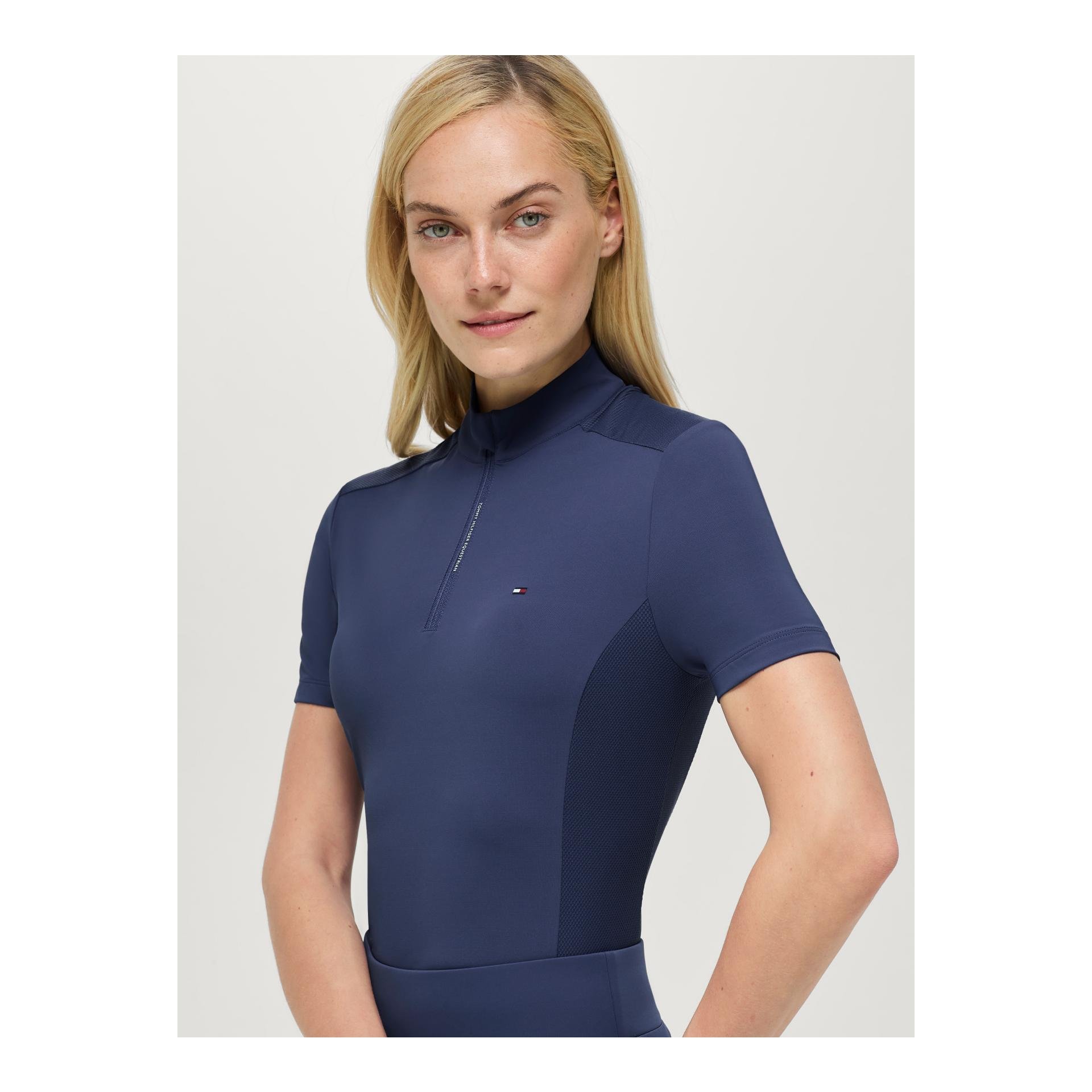 Tommy Hilfiger Equestrian Traning Shirt Palma 1/4 Zip Damen