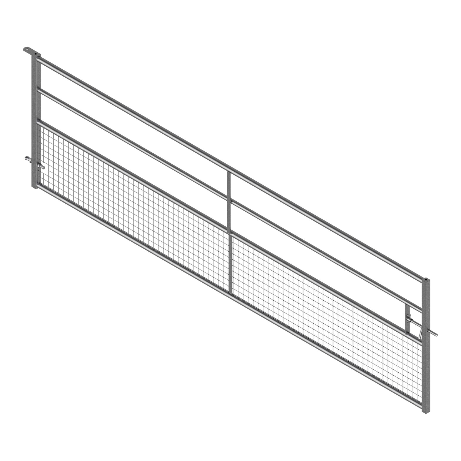Weidezauntor - mit Gitter - Höhe 1.14 m Weidezauntor - mit Gitter - Höhe 1.14 m