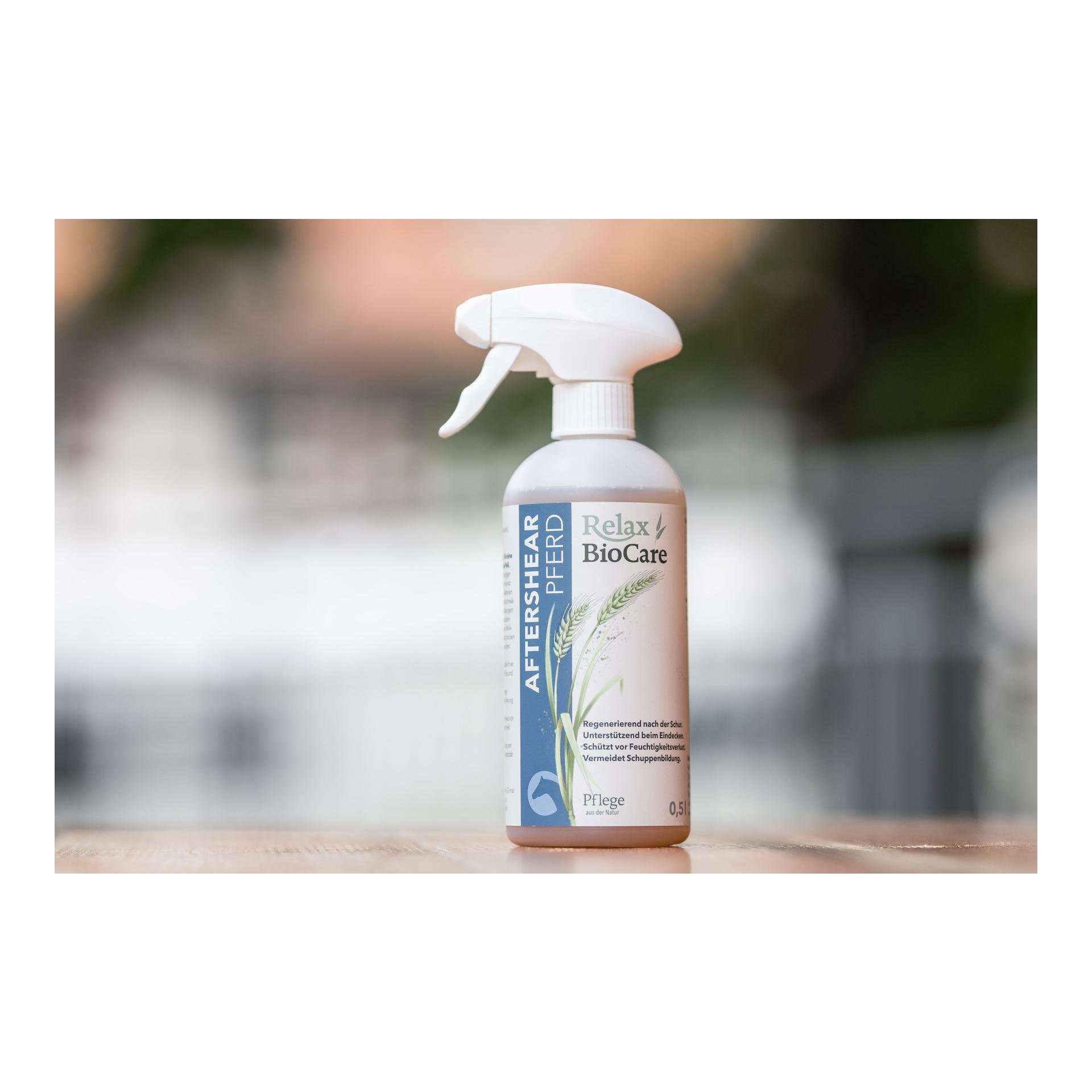 Relax Biocare Aftershear für Pferde - Weiss/Gelb -  Inhalt: 500 ml