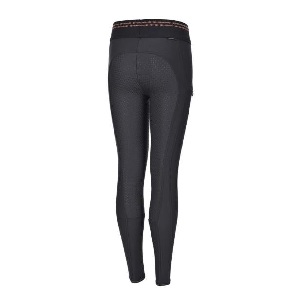Reitleggings Ida Grip Athleisure Vollbesatz Kinder - dark shadow Reitleggings Ida Grip Athleisure Vollbesatz Kinder - dark shadow