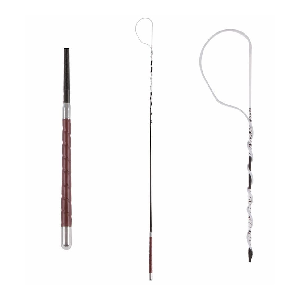 Bogenpeitsche mit Ledergriff