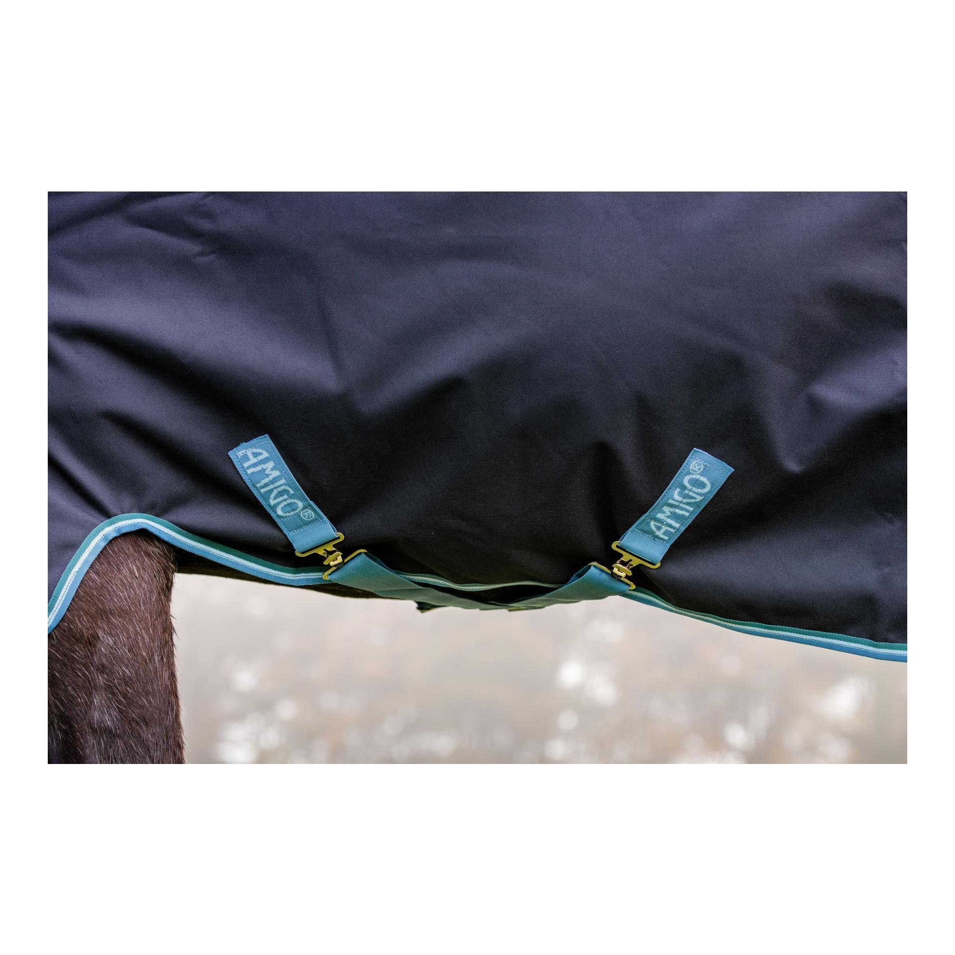 Regendecke Amigo Bravo-12 T/O 100g - navy/turquoise Regendecke Amigo Bravo-12 T/O 100g - navy/turquoise