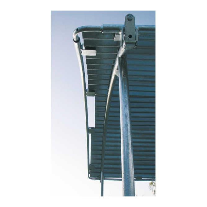 Kerbl Râtelier carré avec cornadis de sécurité