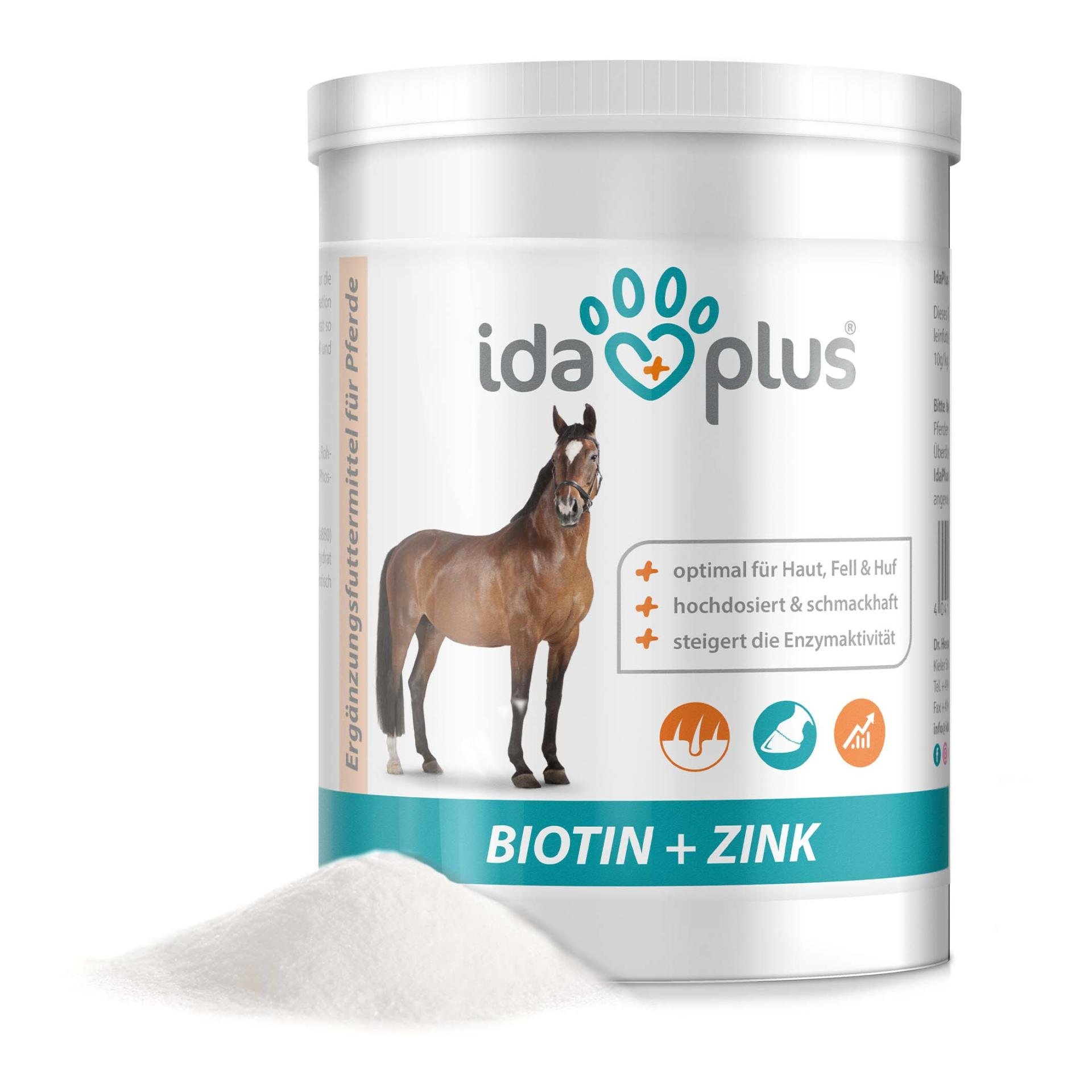 Biotin + Zink für Pferde - hochdosiert - verbessert Hufqualität & Hufwachstum Biotin + Zink für Pferde - hochdosiert - verbessert Hufqualität & Hufwachstum