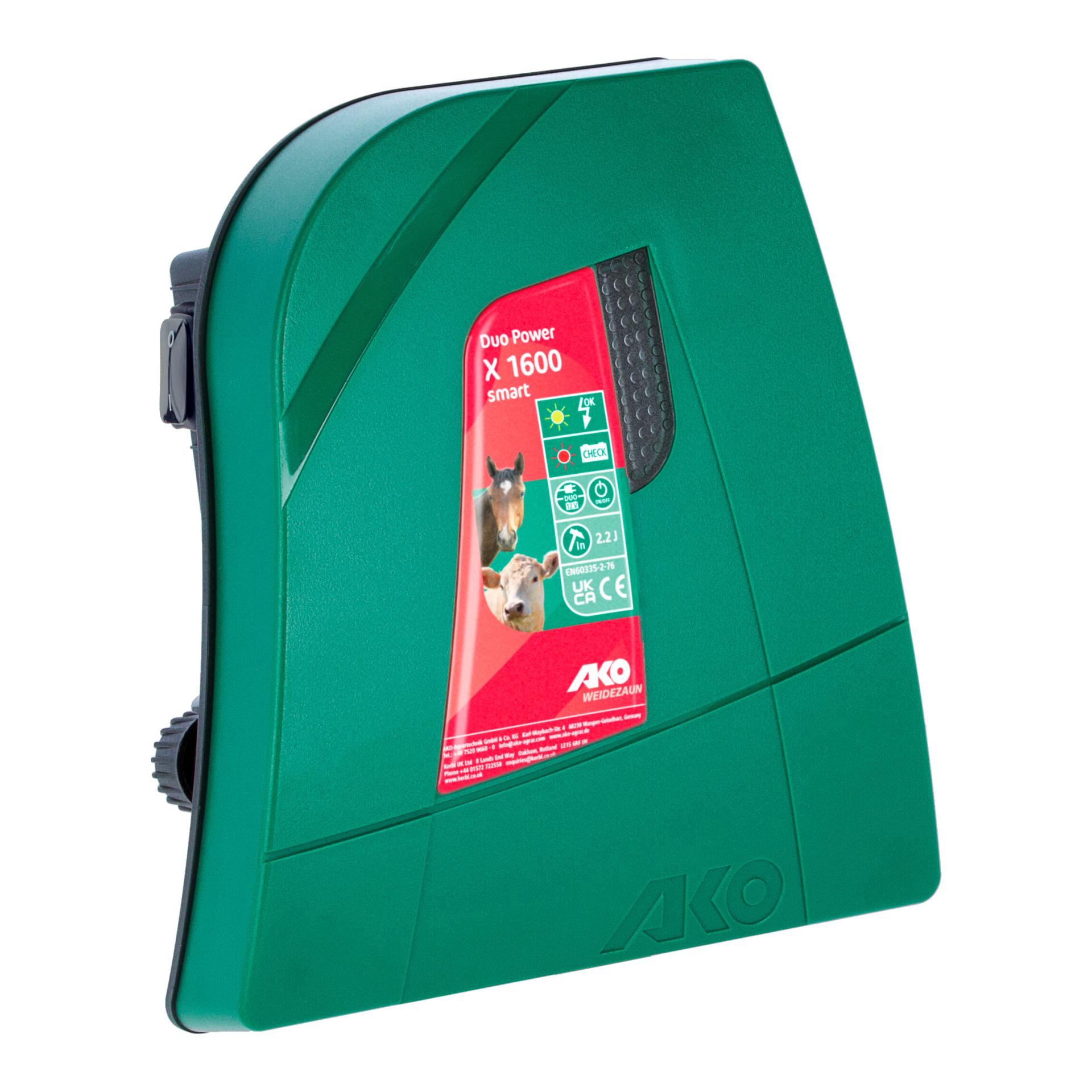 AKO Duo Power X1600 smart Weidezaungerät - Grün -