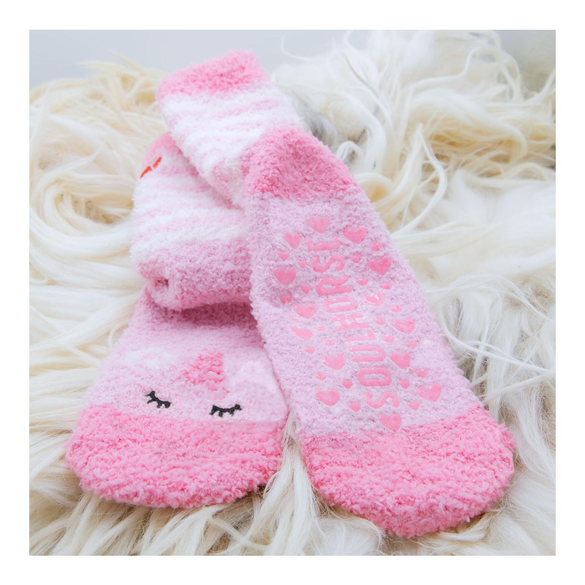 Kuschelige Unicorn Haussocken