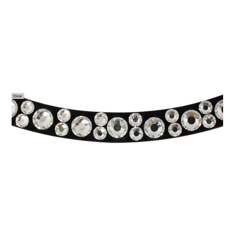 Stirnband Magic Tack lang gesschwungen - mixed crystal Stirnband Magic Tack lang gesschwungen - mixed crystal