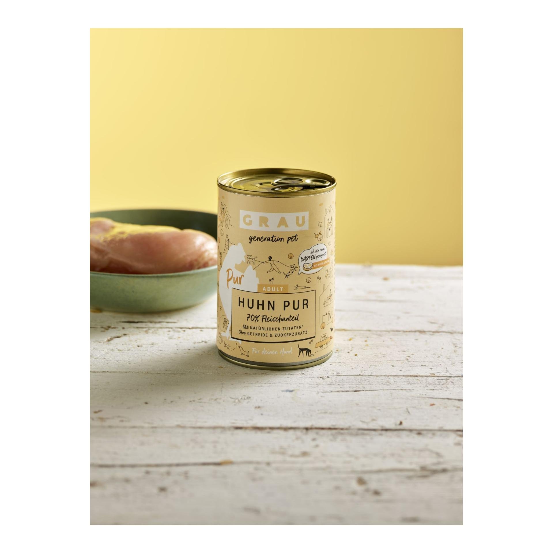 Nourriture humide Poulet Pur