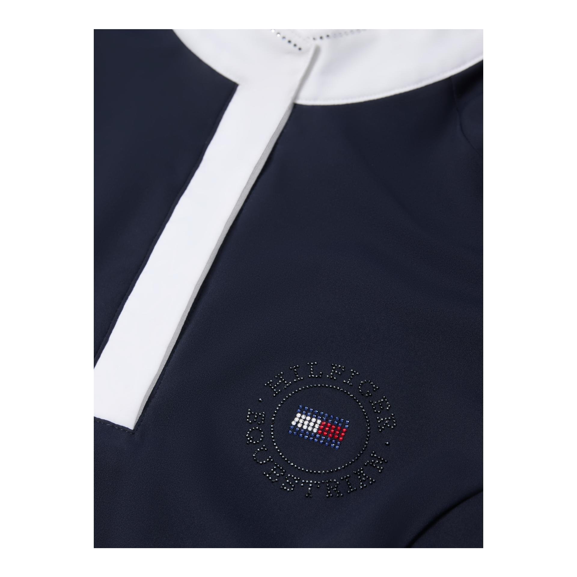 Turniershirt Taylor Langarm Strass Damen