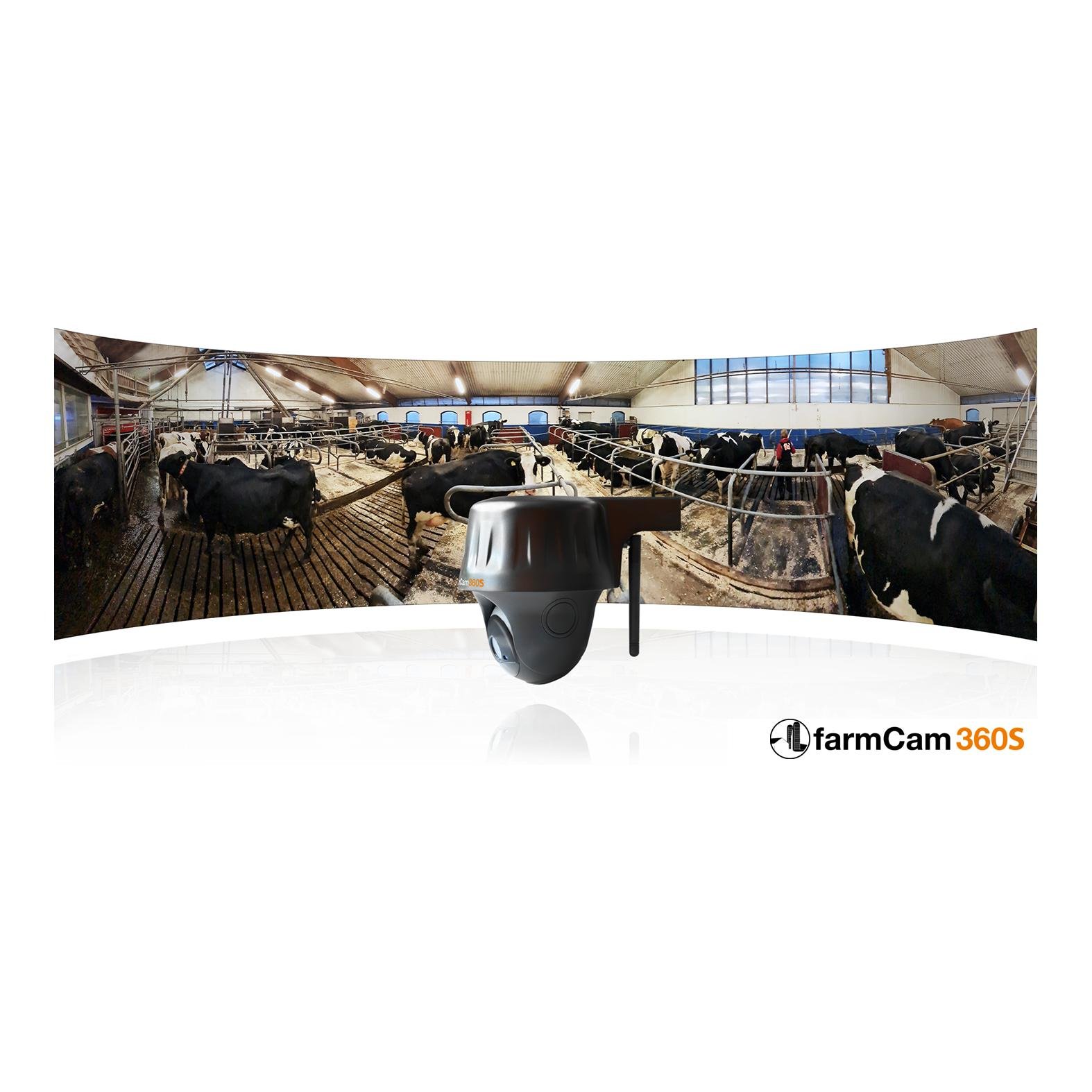 LudaFarm Caméra de surveillance rotative Wi-Fi - FarmCam 360S