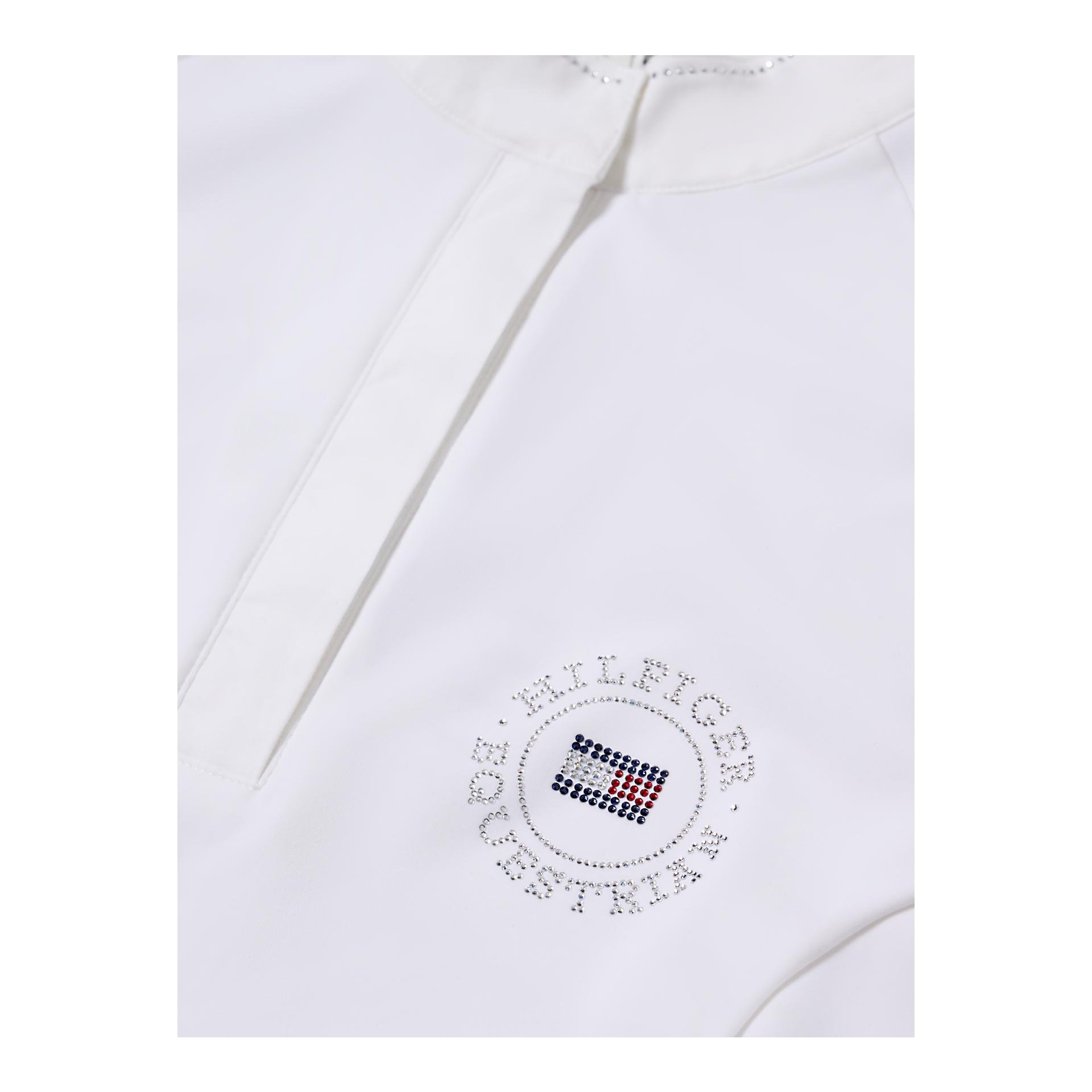 Turniershirt Taylor Langarm Strass Damen