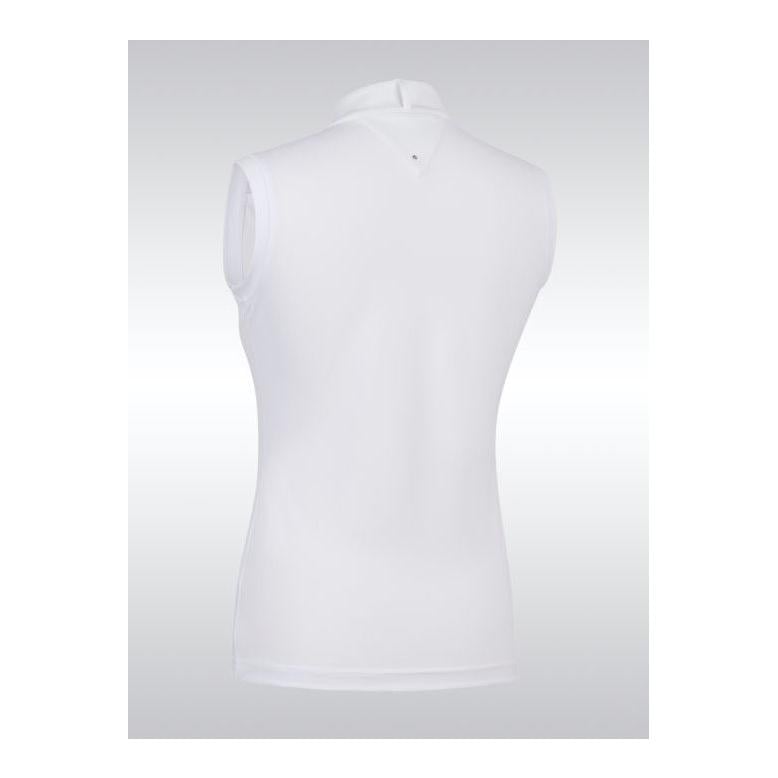 Turniershirt Agathe ärmellos Damen - weiss Turniershirt Agathe ärmellos Damen - weiss